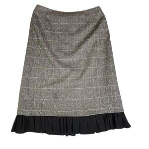 Steilmann Wool Flutter trim Skirt